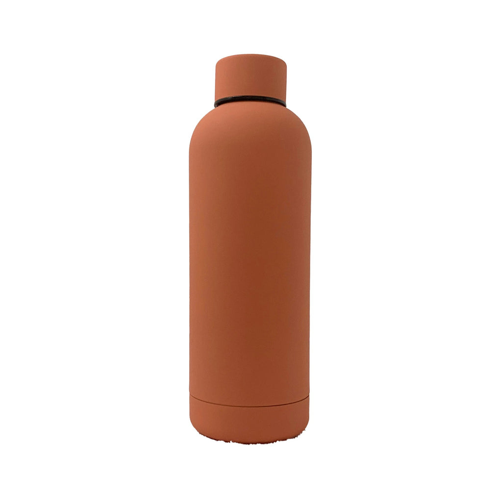17oz Rubber Vacuum Insulated Stainless Steel Water Bottle - leywin