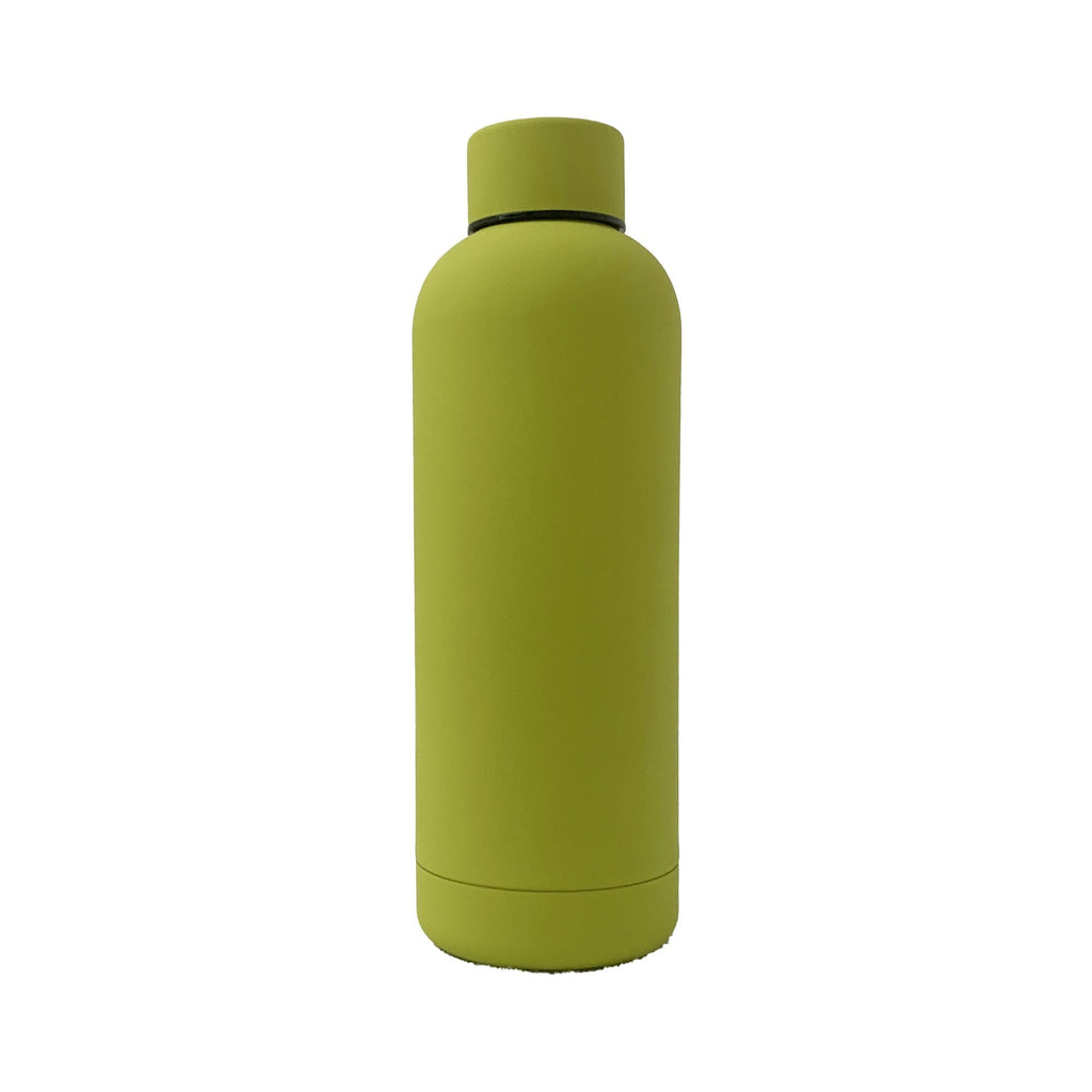 17oz Rubber Vacuum Insulated Stainless Steel Water Bottle - leywin
