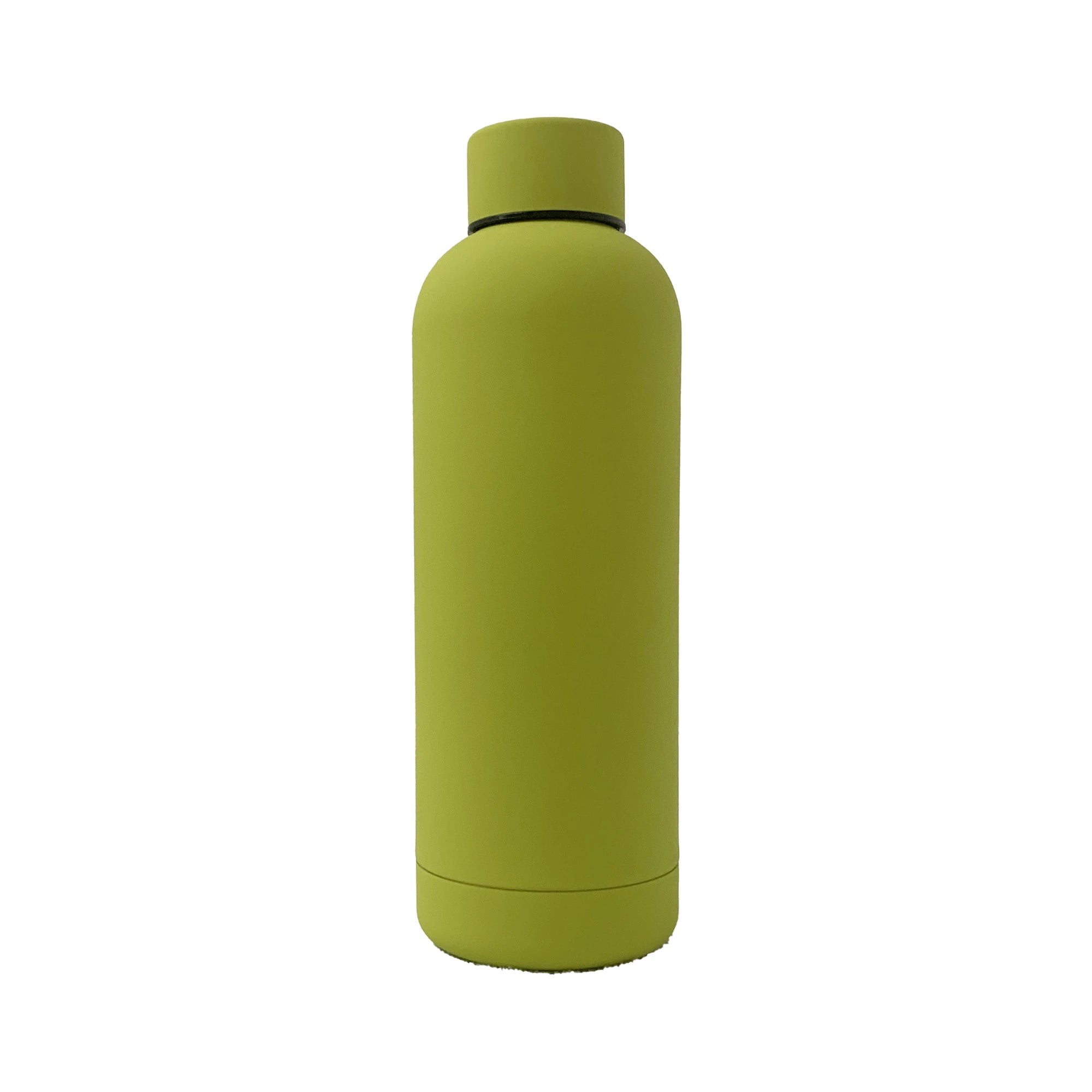 17oz Rubber Vacuum Insulated Stainless Steel Water Bottle - leywin