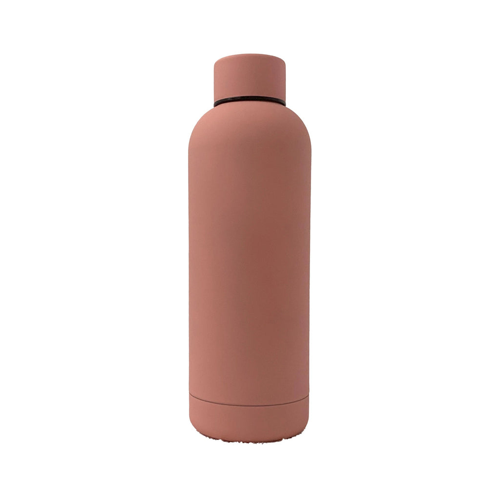 17oz Rubber Vacuum Insulated Stainless Steel Water Bottle - leywin