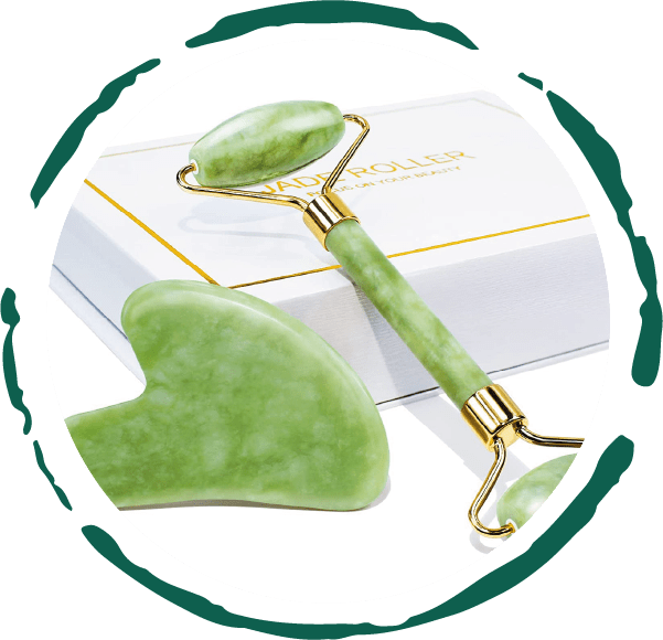 Jade Roller & Gua Sha Gift Box - leywin